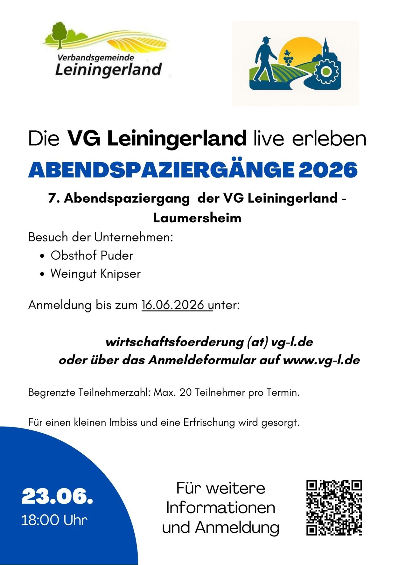7. Abendspaziergang - Laumersheim 23. Juni 2026 - 1